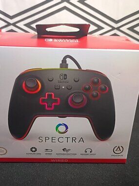spectra enhanced wired controller for nintendo switch